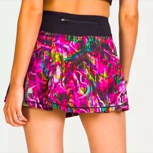 Lululemon tennis skirt 6 hyper flow Multicolor Athletic Skirt